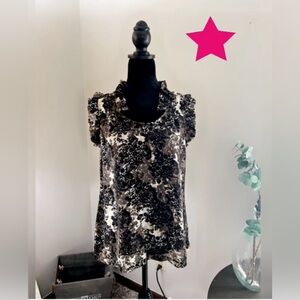Converse black & brown sleeveless top size medium